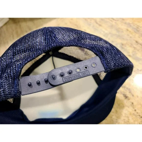 Vintage Intapol Cap Hat Mesh Snap Back Blue Toppers Inc One Size Fits All - Picture 3 of 5